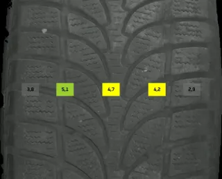 235/60 R18 WINTERREIFEN MERCEDES GLC W253 18 ZOLL ALU KOMPLETTSATZ 4-6MM - Bild 7