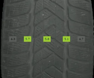 255/45 R20 105V WINTERREIFEN MERCEDES GLC W253 20 ZOLL ALU KOMPLETTSATZ - Bild 5