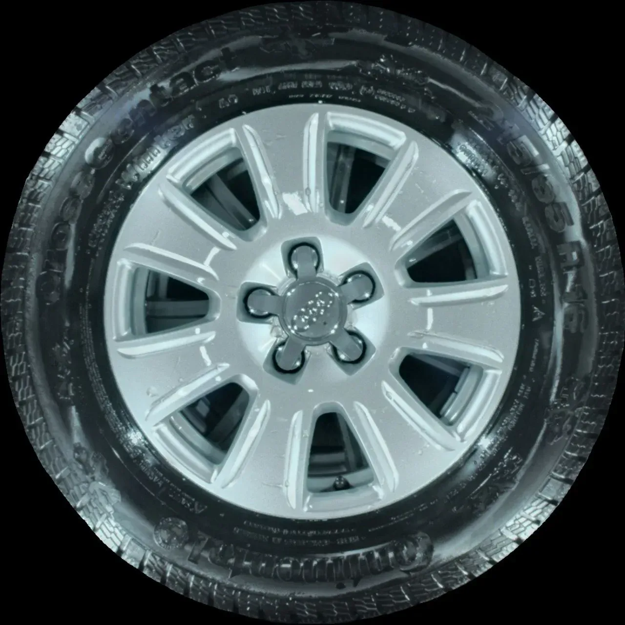 215/65 R16 WINTERREIFEN AUDI Q3 83A 16 ZOLL ALUFELGEN KOMPLETTSATZ 5-6MM - Bild 1