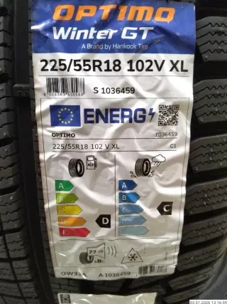 2x Winterreifen 225/55 R18 102V Optimo Winter GT 2725 2725 8.1 8.07 0 0 - Bild 1