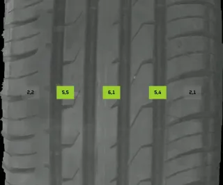 2x Sommerreifen 225/60 R17 99Y Maxxis Premitra 5 DOT 4822 6mm - Bild 4
