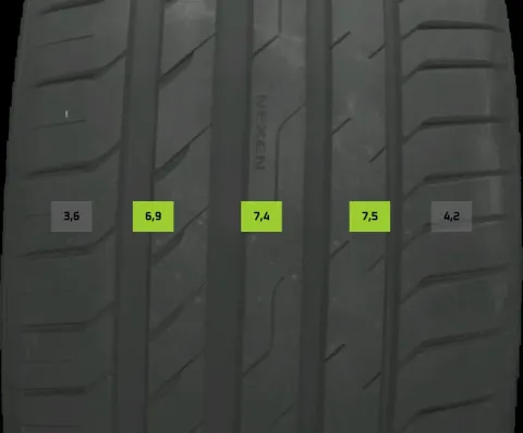 Background image for 4x Sommerreifen 255/40 R21 102Y Nexen Nferasport DOT 0526 7mm