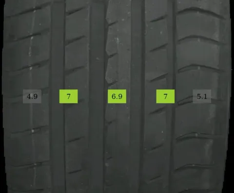 Background image for 2x Sommerreifen 225/40 R19 93Y Triangle EffexSport DOT 2924 6-7mm