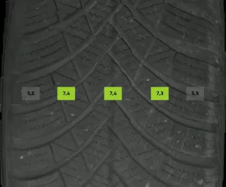 205/60 R16 92H WINTERREIFEN VW TOURAN 1T 16 ZOLL STAHL KOMPLETTSATZ 4-6MM - Bild 7