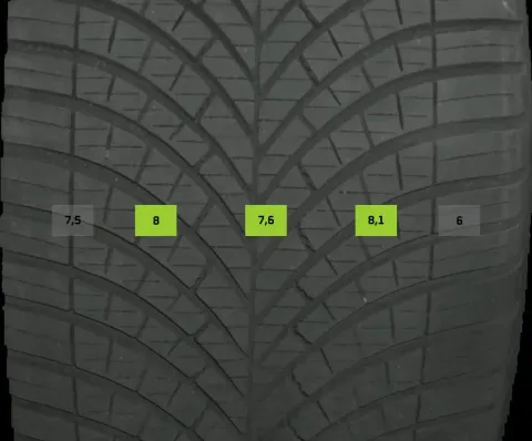 Background image for 2X ALLWETTERREIFEN 275/30 R20 97V GOODYEAR DOT 3725 7mm