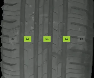 215/65 R17 SOMMERREIFEN VW TIGUAN 5N (II) 17 ZOLL ALU Kompletträder 5NA601025P - Bild 5