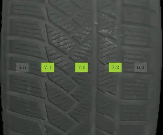 225/50 R17 94H WINTERREIFEN AUDI A4 8K 17 ZOLL ALU KOMPLETTSATZ 6-7MM - Bild 5