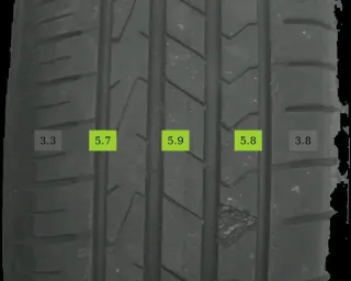 215/65 R17 99V SOMMERREIFEN SKODA KODIAQ NS 17 ZOLL ALU Kompletträder 5-6MM - Bild 6