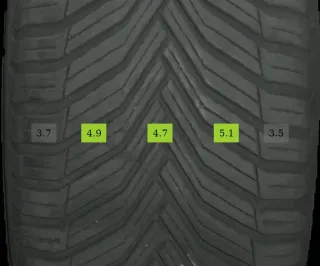 235/55 R17 103Y GANZJAHRREIFEN V-KLASSE W447 17 ZOLL ALU KOMPLETTSATZ - Bild 5