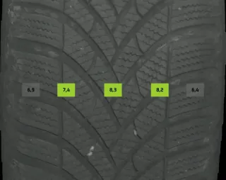 195/60 R16 89H WINTERREIFEN SKODA SCALA NW 16 ZOLL STAHL KOMPLETTSATZ 7-8MM - Bild 7