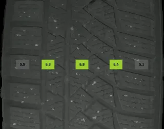 215/55 R17 WINTERREIFEN SKODA SUPERB 3V 17 ZOLL ALU KOMPLETTSATZ 4-6MM - Bild 6