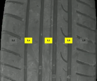 215/45 R16 90V SOMMERREIFEN AUDI A1 8X 16 ZOLL ALU KOMPLETTRÄDER 3-4MM - Bild 8
