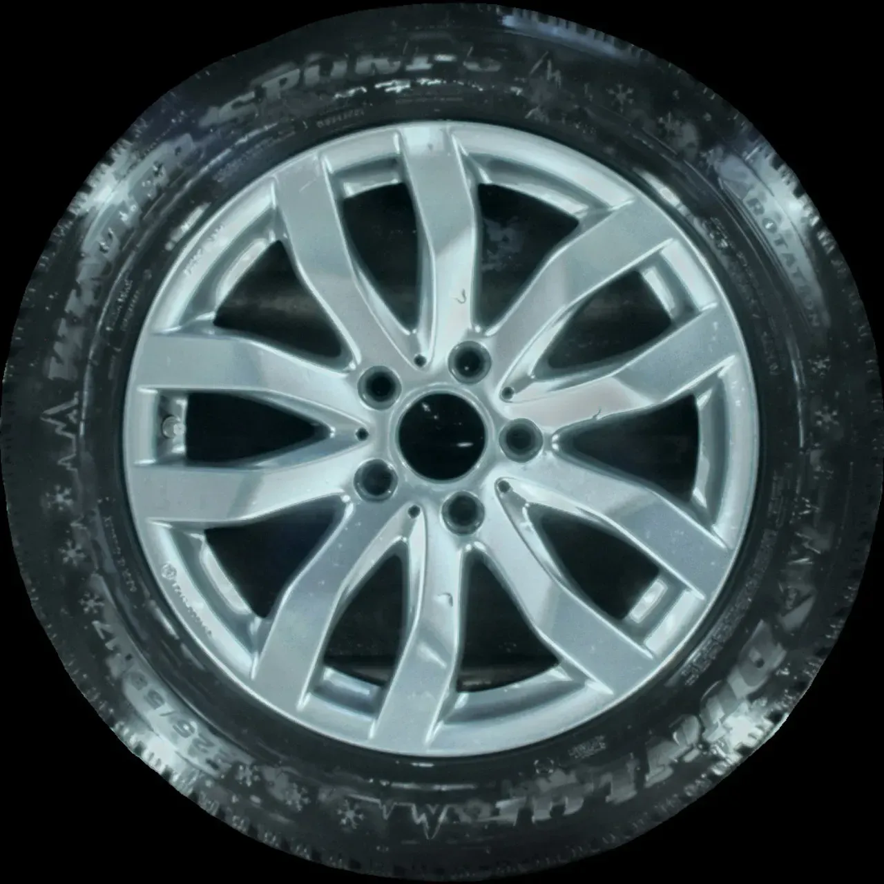 225/55 R17 101V WINTERREIFEN BMW 5ER F10/F11 17 ZOLL ALU KOMPLETTSATZ 4-5MM - Bild 1