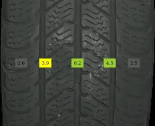 2x 205/65 R16 C 107T Winterreifen Semperit  DOT 1923 6mm - Bild 2