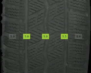 205/65 R16 WINTERREIFEN V-KLASSE W447 16 ZOLL STAHLFELGEN KOMPLETTSATZ 5-6MM - Bild 5