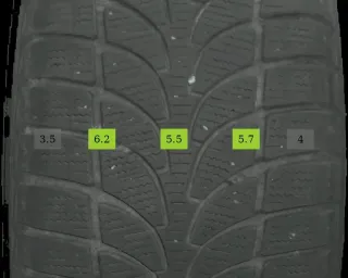235/60 R18 WINTERREIFEN GLC W253 18 ZOLL ALUFELGEN KOMPLETTSATZ 4-5MM - Bild 8