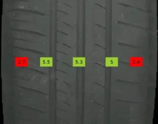 205/60 R16 SOMMERREIFEN VW TOURAN 5T 16 ZOLL STAHLFELGEN 4-5MM Kompletträder - Bild 5