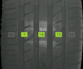 S-KLASSE W222 255/40 R19 SOMMERREIFEN 19 ZOLL ALUFELGEN Kompletträder 7MM - Bild 6