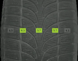 235/60 R18 WINTERREIFEN GLC W253  18 ZOLL ALUFELGEN KOMPLETTSATZ 5-6MM - Bild 6