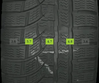 235/45 R19 99V WINTERREIFEN AUDI Q3 8U 19 ZOLL ALU KOMPLETTSATZ 4MM - Bild 7