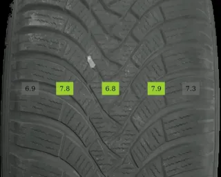 255/65 R17 WINTERREIFEN MERCEDES X-KLASSE 17 ZOLL ALUFELGEN KOMPLETTSATZ 6-7MM - Bild 6