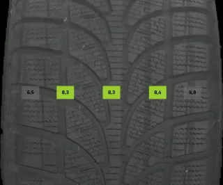235/60 R18 103H WINTERREIFEN MERCEDES GLC W253 18 ZOLL ALU KOMPLETTSATZ 7MM - Bild 7