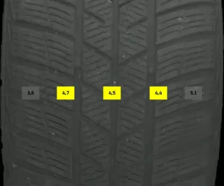 215/55 R17 98V WINTERREIFEN SEAT ATECA 5FP 17 ZOLL ALU KOMPLETTSATZ 4-5MM - Bild 7