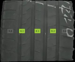 2x Sommerreifen 285/45 R20 108W Bridgestone DOT 1122 / 4822 7,21 mm 6,05 mm - Bild 2