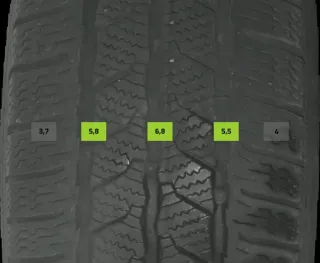 215/60 R17 WINTERREIFEN VW T5/T6 MULTIVAN 17 ZOLL STAHL KOMPLETTSATZ 5MM - Bild 8