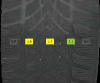 225/50 R17 WINTERREIFEN AUDI A4 8W B9 17 ZOLL ALUFELGEN KOMPLETTSATZ 4-5MM - Bild 7