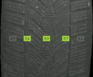 225/45 R18 WINTERREIFEN C-KLASSE W206 18 ZOLL ALUFELGEN KOMPLETTSATZ 5-6MM - Bild 5