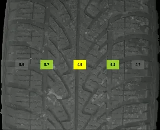 215/60 R17 96H WINTERREIFEN AUDI Q3 8U 17 ZOLL ALU KOMPLETTSATZ 4-7MM - Bild 8