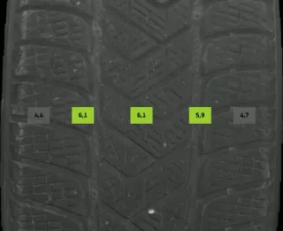 215/65 R17 99H WINTERREIFEN VW TIGUAN 5N (II) 17 ZOLL STAHL KOMPLETTSATZ 4-5MM - Bild 5