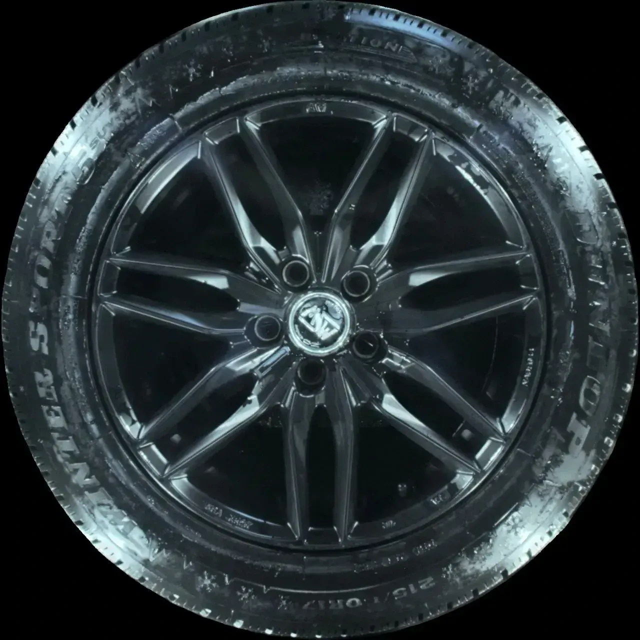 215/60 R17 96H WINTERREIFEN AUDI Q3 8U 17 ZOLL ALU KOMPLETTSATZ 4-7MM - Bild 1