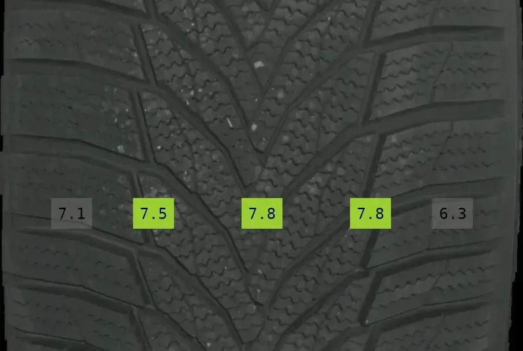 2x Winterreifen 225/45 R18 92V Nexen Winguard DOT 3324 7mm - Bild 1