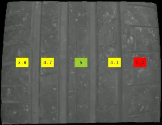 285/40 R23 107Y  + 325/35 R23 111Y 4x Sommerreifen Pirelli Pzero 4-5mm - Bild 7