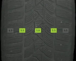 215/65 R16 WINTERREIFEN VOLVO S60 16 ZOLL ALUFELGEN KOMPLETTSATZ 5-6MM - Bild 8