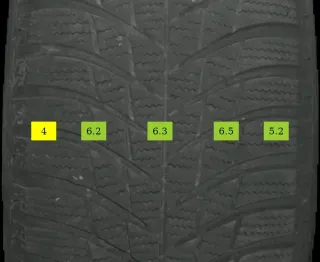 215/65 R17 99H WINTERREIFEN SEAT TARRACO 17 ZOLL ALU KOMPLETTSATZ 6-7MM - Bild 5