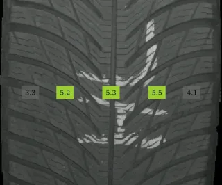205/55 R17 91H WINTERREIFEN A-KLASSE W177 17 ZOLL ALU KOMPLETTSATZ A1774011200 - Bild 5
