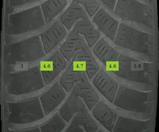 215/65 R17 99H WINTERREIFEN AUDI A6 F2 17 ZOLL ALU KOMPLETTSATZ 4MM - Bild 7