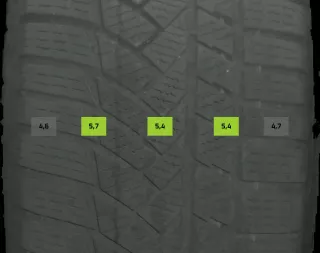 225/55 R17 97H WINTERREIFEN BMW 5ER G30 17 ZOLL ALUMINIUM KOMPLETTSATZ 4-5MM - Bild 5