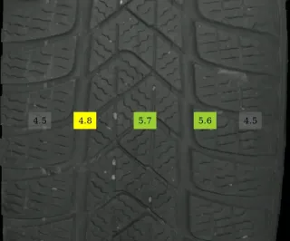 205/60 R16 WINTERREIFEN A-KLASSE W177 16 ZOLL ALUFELGEN KOMPLETTSATZ 4-5MM - Bild 7