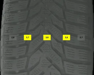 205/55 R16 91H WINTERREIFEN VW GOLF 8 VIII 16 ZOLL STAHL KOMPLETTSATZ - Bild 8