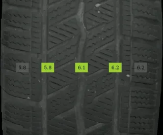 205/65 R16 WINTERREIFEN V-KLASSE W447 16 ZOLL STAHLFELGEN KOMPLETTSATZ 5-6MM - Bild 7