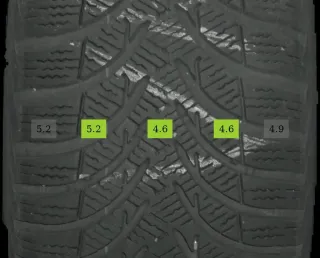 215/60 R17 WINTERREIFEN GLA W156 17 ZOLL ALUFELGEN KOMPLETTSATZ 4-7MM - Bild 5