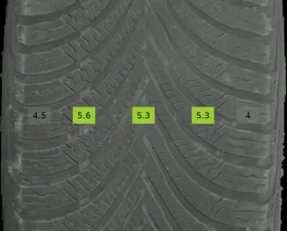 215/65 R17 WINTERREIFEN SKODA KODIAQ NS 17 ZOLL STAHLFELGEN 4-5MM KOMPLETTSATZ - Bild 6