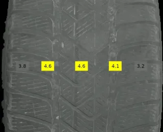 235/60 R18 WINTERREIFEN GLC W253 18 ZOLL ALUFELGEN 4MM KOMPLETTSATZ - Bild 6