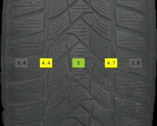 225/55 R17 WINTERREIFEN BMW 5ER G30 17 ZOLL ALUFELGEN 4-7MM KOMPLETTSATZ - Bild 5