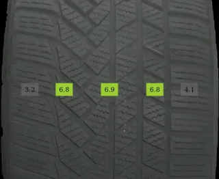 255/35 R21 98V WINTERREIFEN S-KLASSE W222 21 ZOLL ALU KOMPLETTSATZ 6-7MM - Bild 6