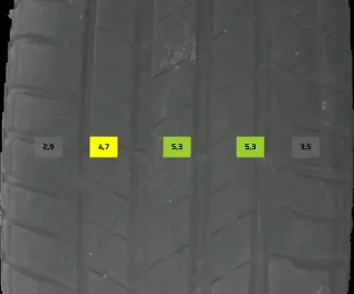 205/55 R17 91W SOMMERREIFEN A-KLASSE W177 17 ZOLL ALUMINIUM Kompletträder 4MM - Bild 5